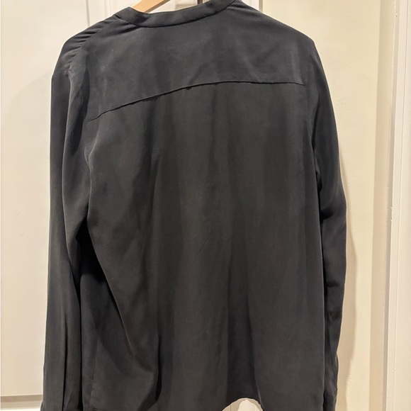 Everlane Split Neck Silk Blouse - Picture 3 of 3